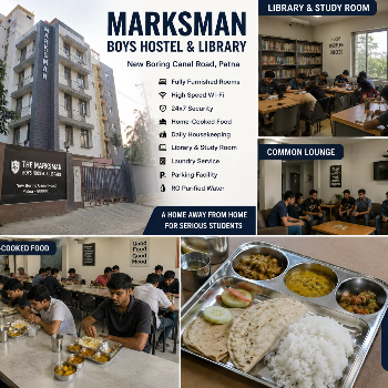 Boys Hostel Near Patna Science College and Patna University | The Marksman Boys Hostel