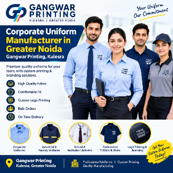 Corporate Uniform Manufacturer in Greater Noida | Gangwar Printing, Kulesra | GANGWAR PRINTING
