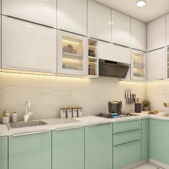 Best Modular Kitchen Designs by New Ekta Iron Store in Bhopal