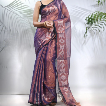 Transform Your Traditional Wardrobe with Raga Cotton Tissue Saree