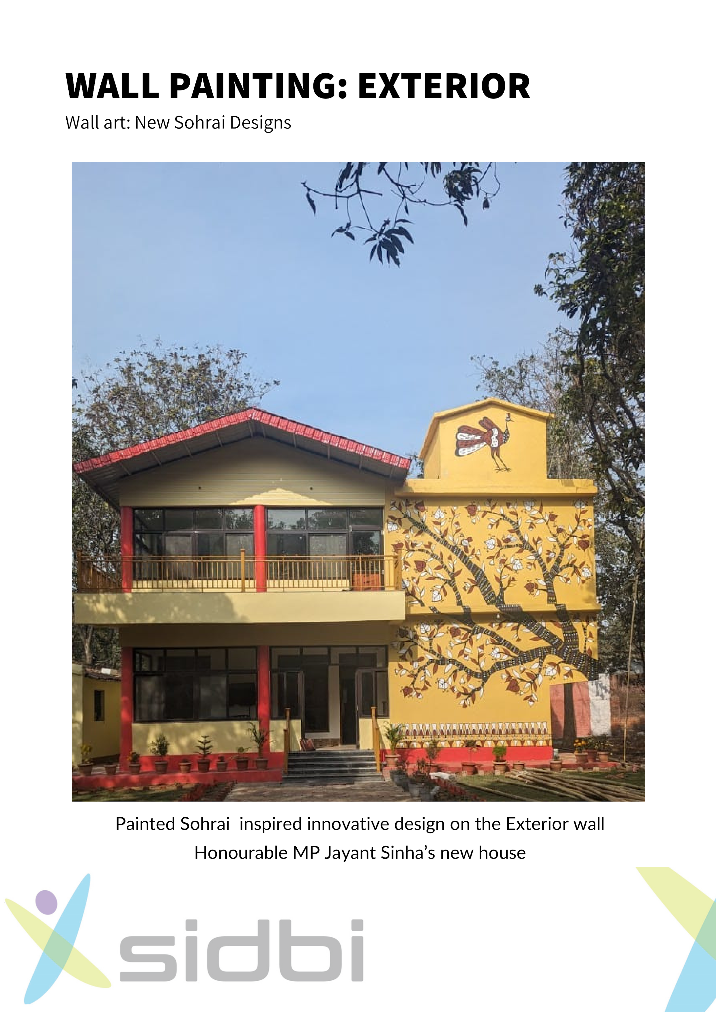 Transform Your Home’s Exterior with Traditional Sohrai-Khovar Wall Paintings