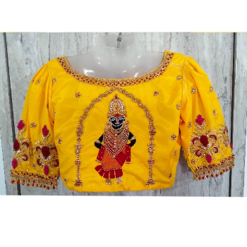 Embrace Elegance: The Hand-Embroidered Blouse Devi Rukhmini - A Timeless Treasure