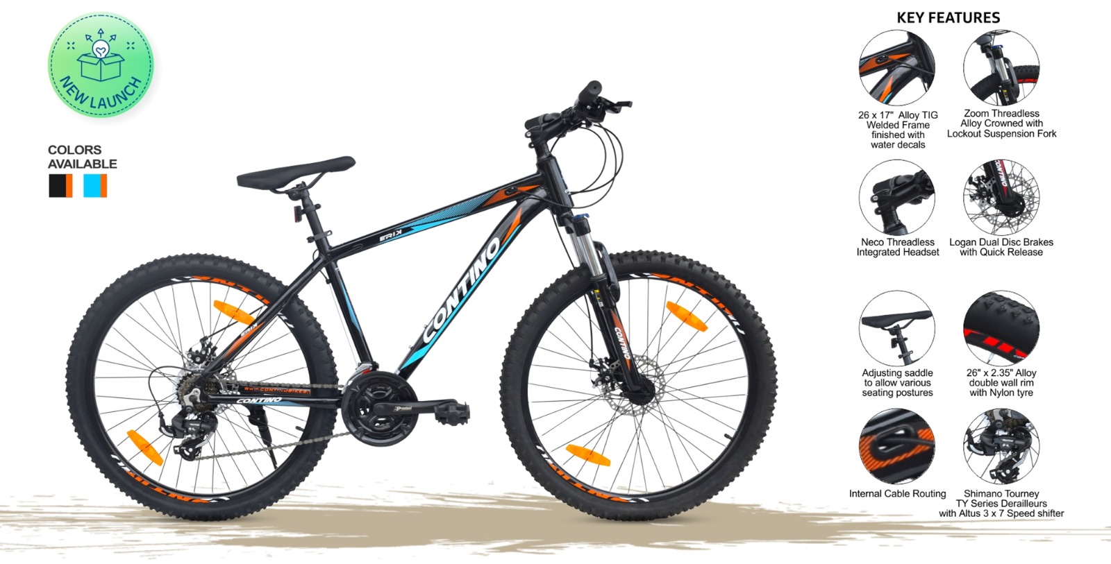 Unleash Your Adventurous Spirit with the Trail Seeker 26 Alloy Mountain Bike