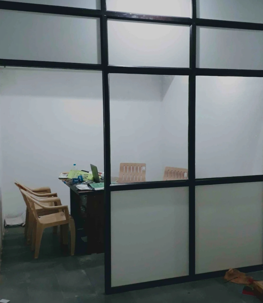 Transform Your Home with Super Aluminium Work's Partition Brown Colour Sliding Windows