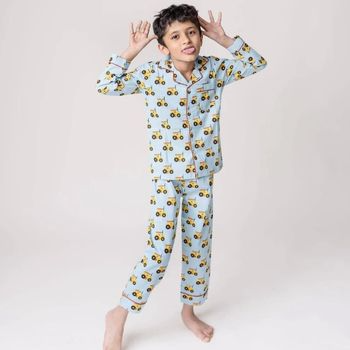 A Good Night’s Sleep for Your Little One: The Perfect Truck Night Suit Set