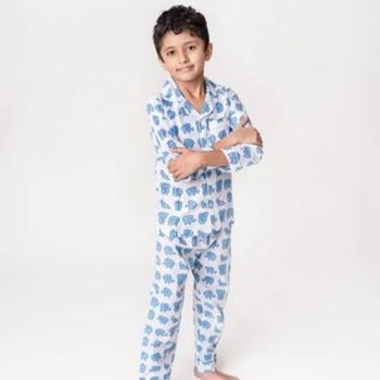 Comfort Meets Style: Transform Your Nighttime Routine with Appu Elephant Night Suit Set