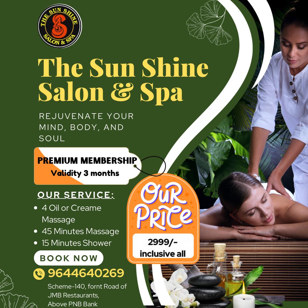 Transform Your Wellness Journey with Premium Membership at The Sunshine Spa | The sunshine salon & spa