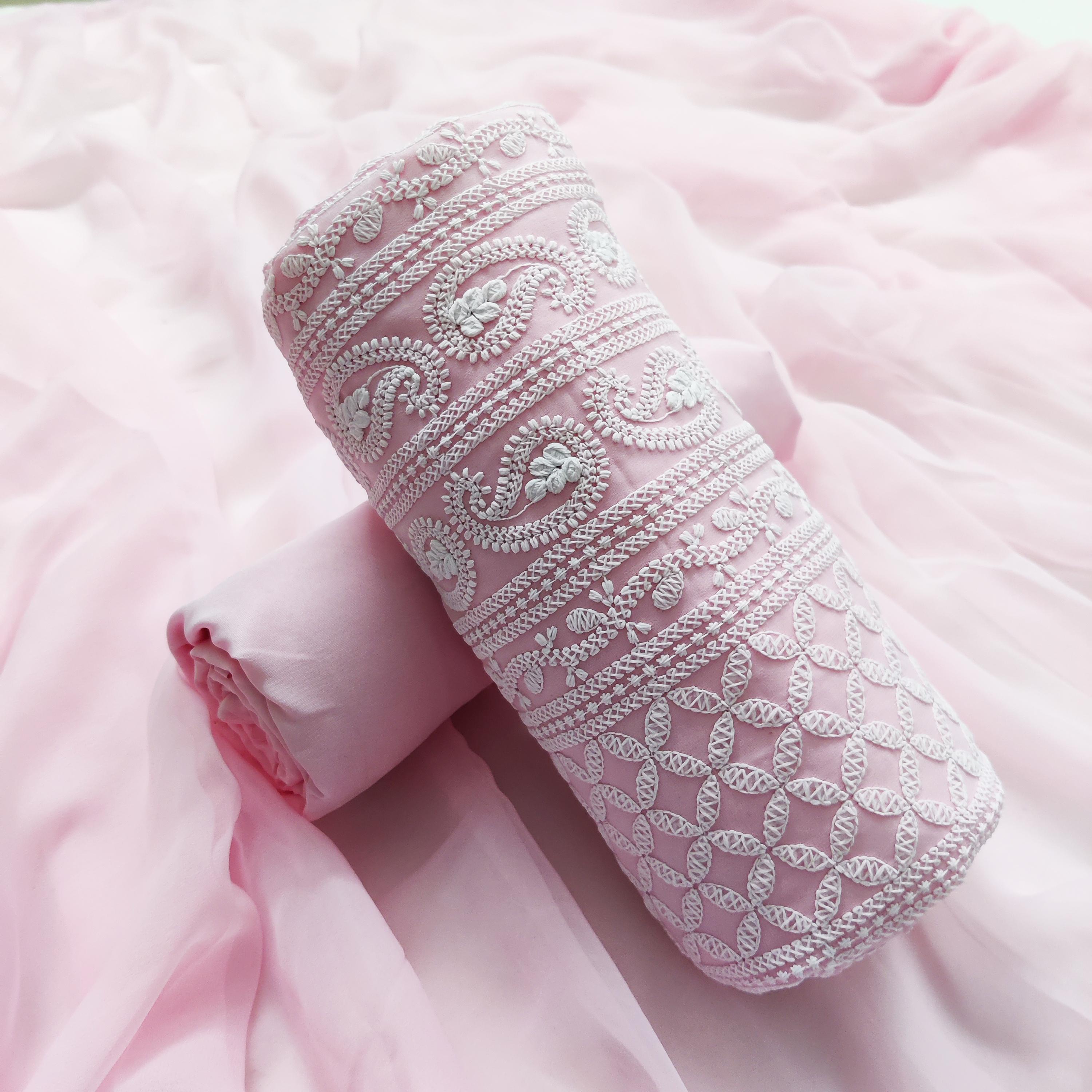 Embrace Elegance: How Chikankari Dress Material Transforms Your Wardrobe