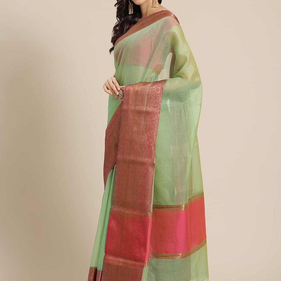 Embrace Elegance: The Ethereal Sea Green Saree for the Modern Indian Woman