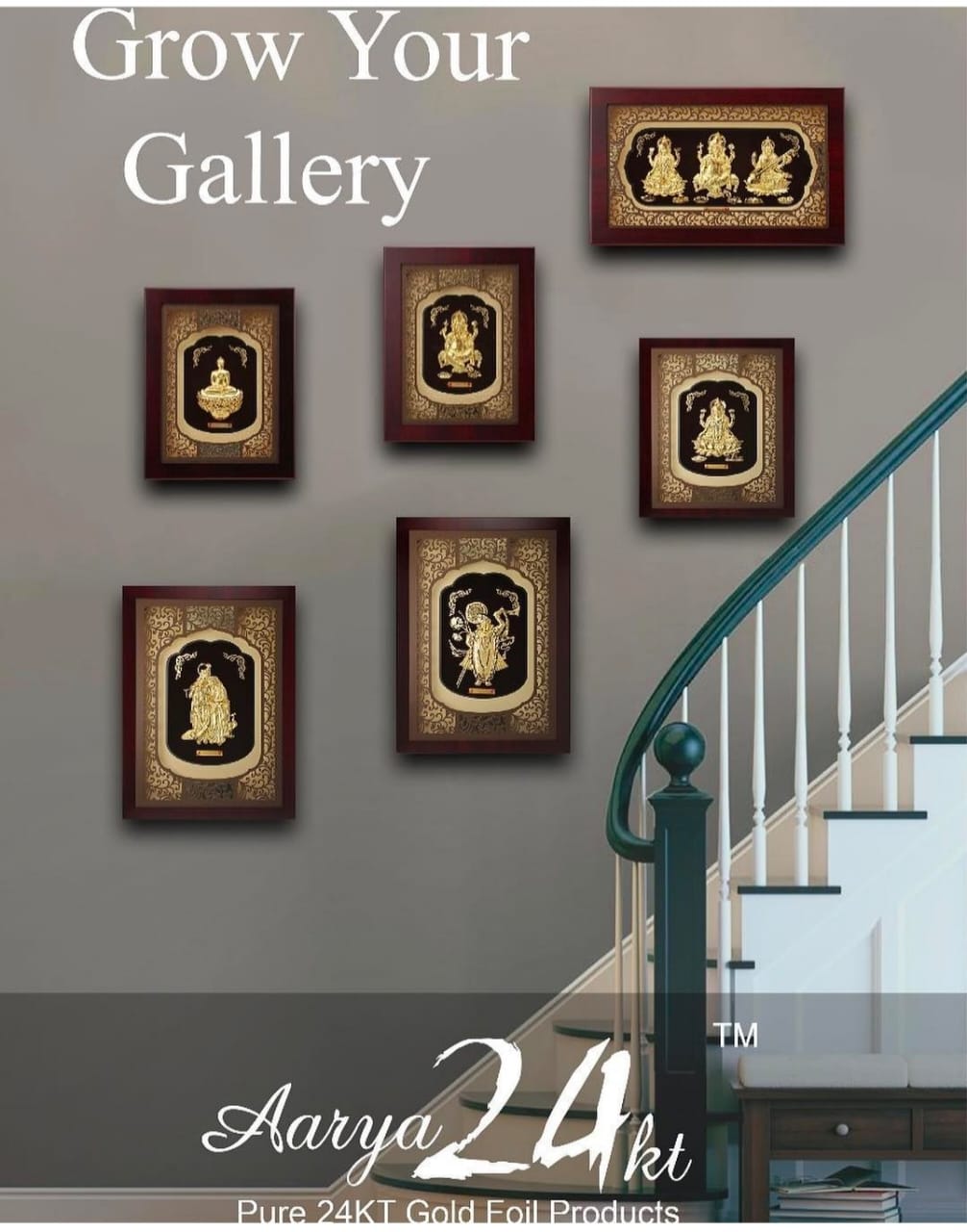 Transform Your Space with 24K Gold Foil Wall Hangings: A Solution for Your Home Decor Dilemmas