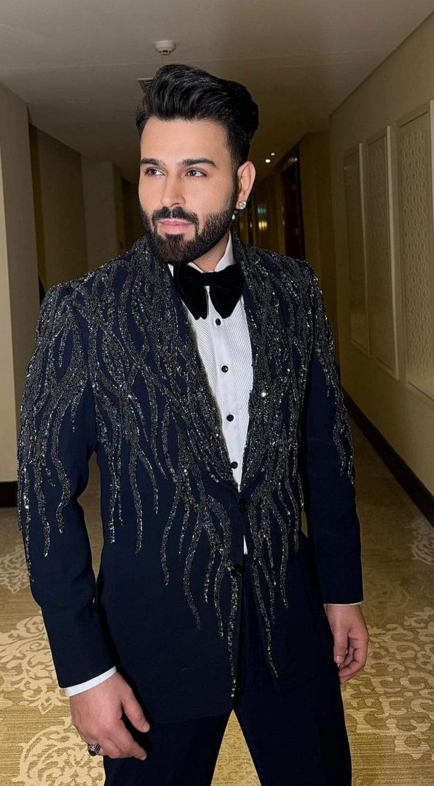 The Captivating Blue Tuxedo: Making Every Occasion Memorable for Raj