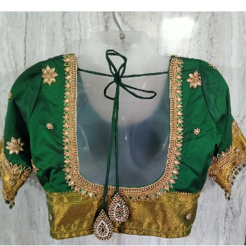 Embrace Elegance: How An Embroidery Blouse Transforms Anisha's Celebrations