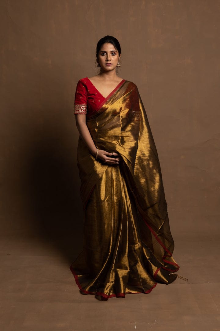 Embrace Elegance: How Tissue Silk Sarees Transform Lives