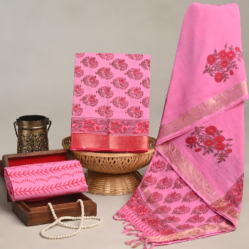 Maheshwari Chanderi Dress Materials: The Perfect Blend of Elegance and Tradition