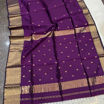 A Touch of Tradition: The Regal Purple Silk Saree You Need