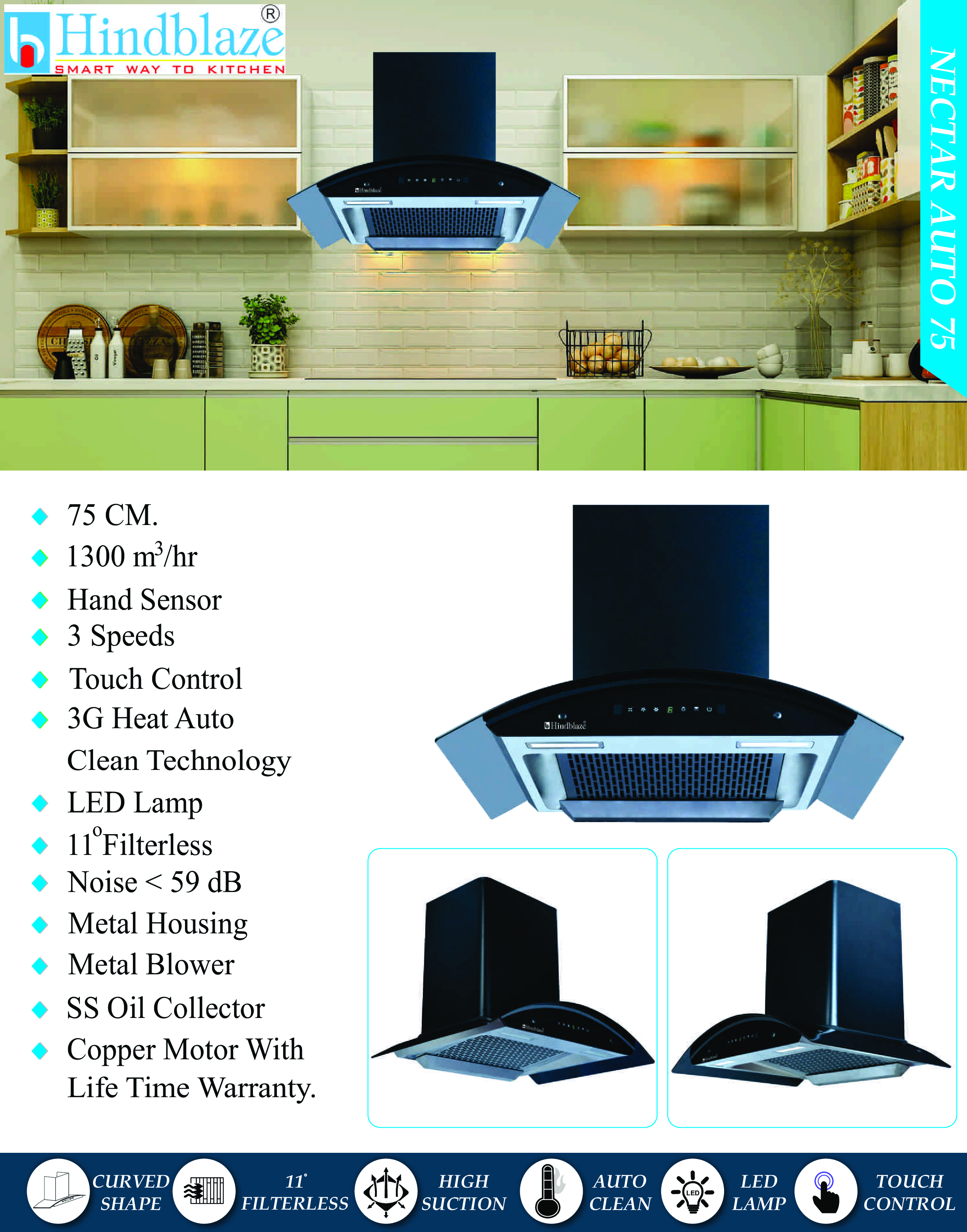 Transforming Kitchens: How the Hindblaze 75 cm Chimney Elevates Indian Culinary Spaces