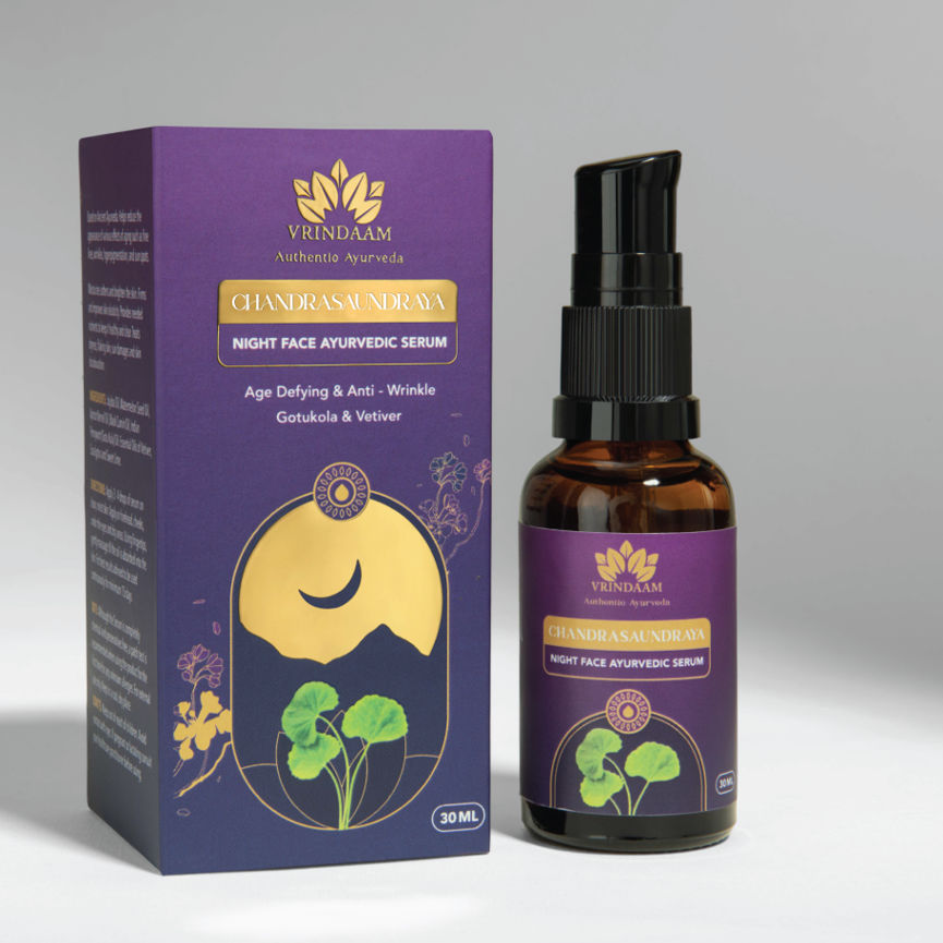 Embrace Radiant Skin with Vrindaam Chandrakanti Night Serum: A Journey to Confidence