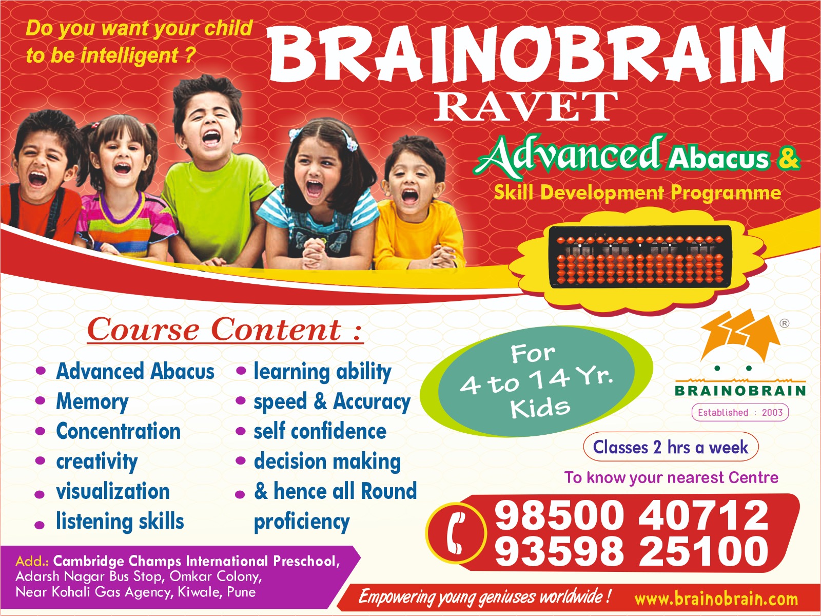 Empowering Young Minds: How Abacus Classes Transform Riya's Future