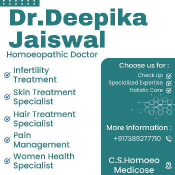 Transforming Health with Homoeopathy: Dr. Deepika Jaiswal's Journey to Healing