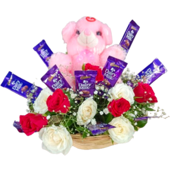 A Heartfelt Gift: How a Chocolate Teddy Flowers Basket Can Solve Your Gifting Dilemma