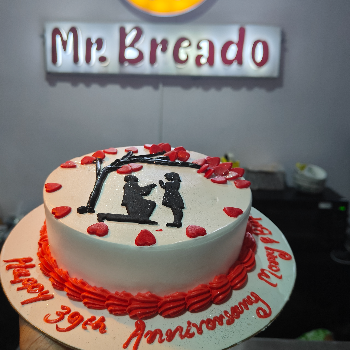 Wedding Anniversary Cake