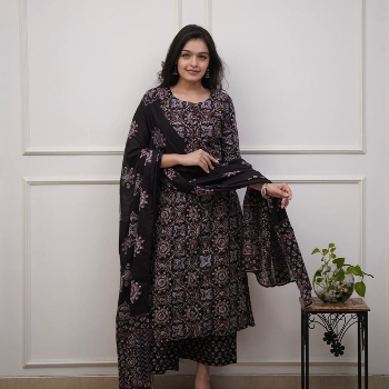 Block print kurtis (stiched)