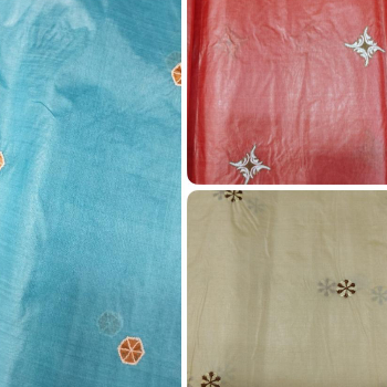 Tussar Paper Silk Kurta Fabrics