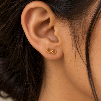 Gold One gram studs