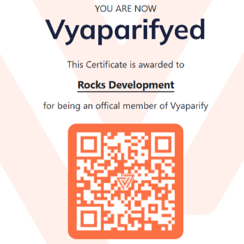 Rocks Development | Certificate 1
