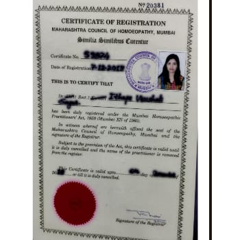 Shree Sai Clinic | Mch registration certificate