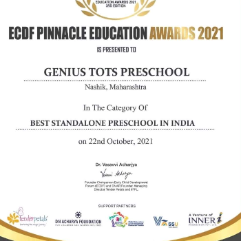 Genius Tots - Preschool in Nashik | Best Standalone Preschool in India in 2021