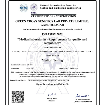 Green Cross | certificate of accreditation
