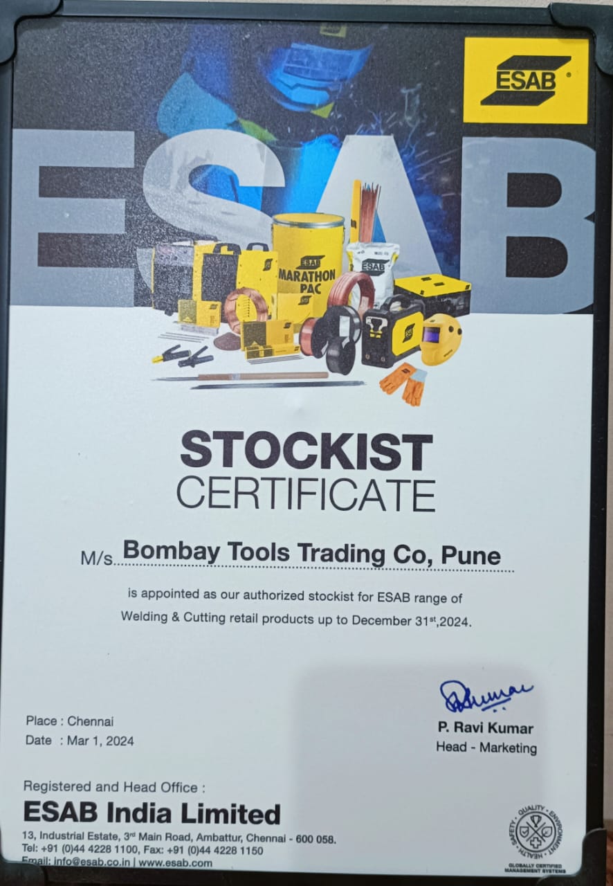 Bombay Tools Trading Co. | ESAB INDIA LIMITED