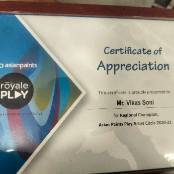 Wallfashion enterprise | Certificate of APPRECIATION