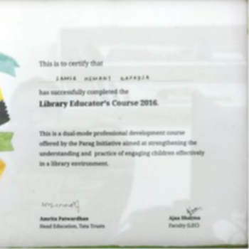 CREATIVE LEARNING AIDS | Library Educators Certificate Course from Parag, Tata Trusts