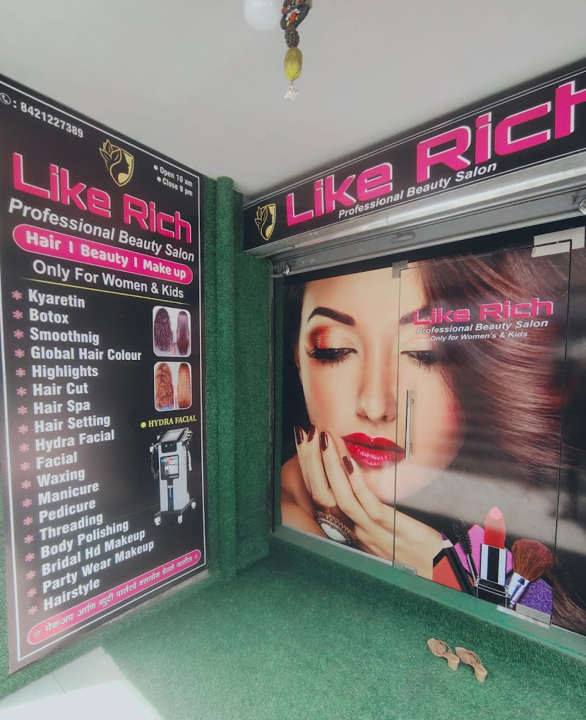 Banner Like Rich Professional Beauty Salon