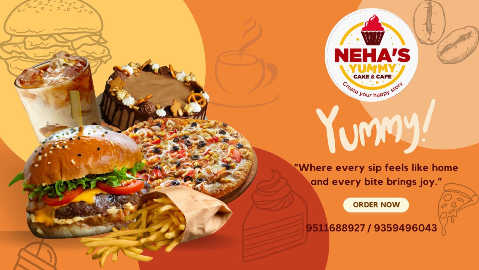 Banner Neha's Yummy Cake & Cafe