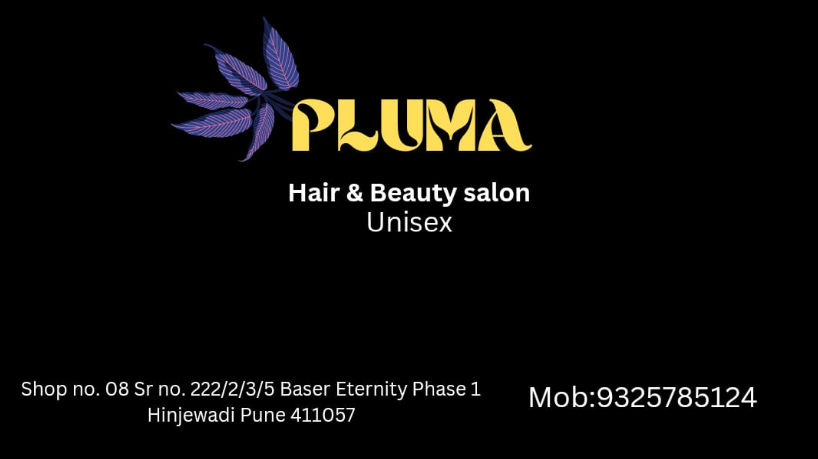 Banner Pluma Hair& Beauty Salon