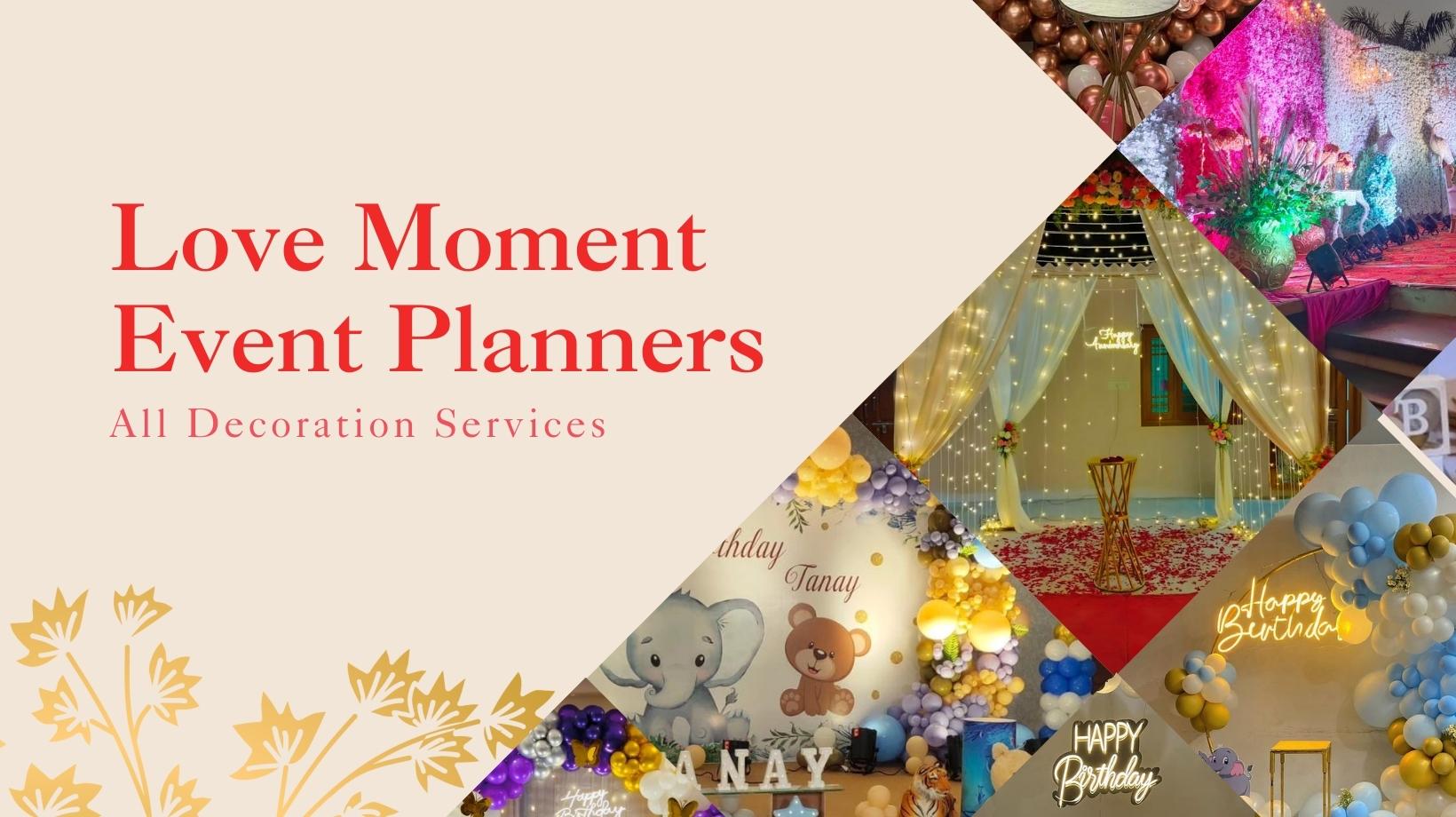 Banner Love Moment Event Planners