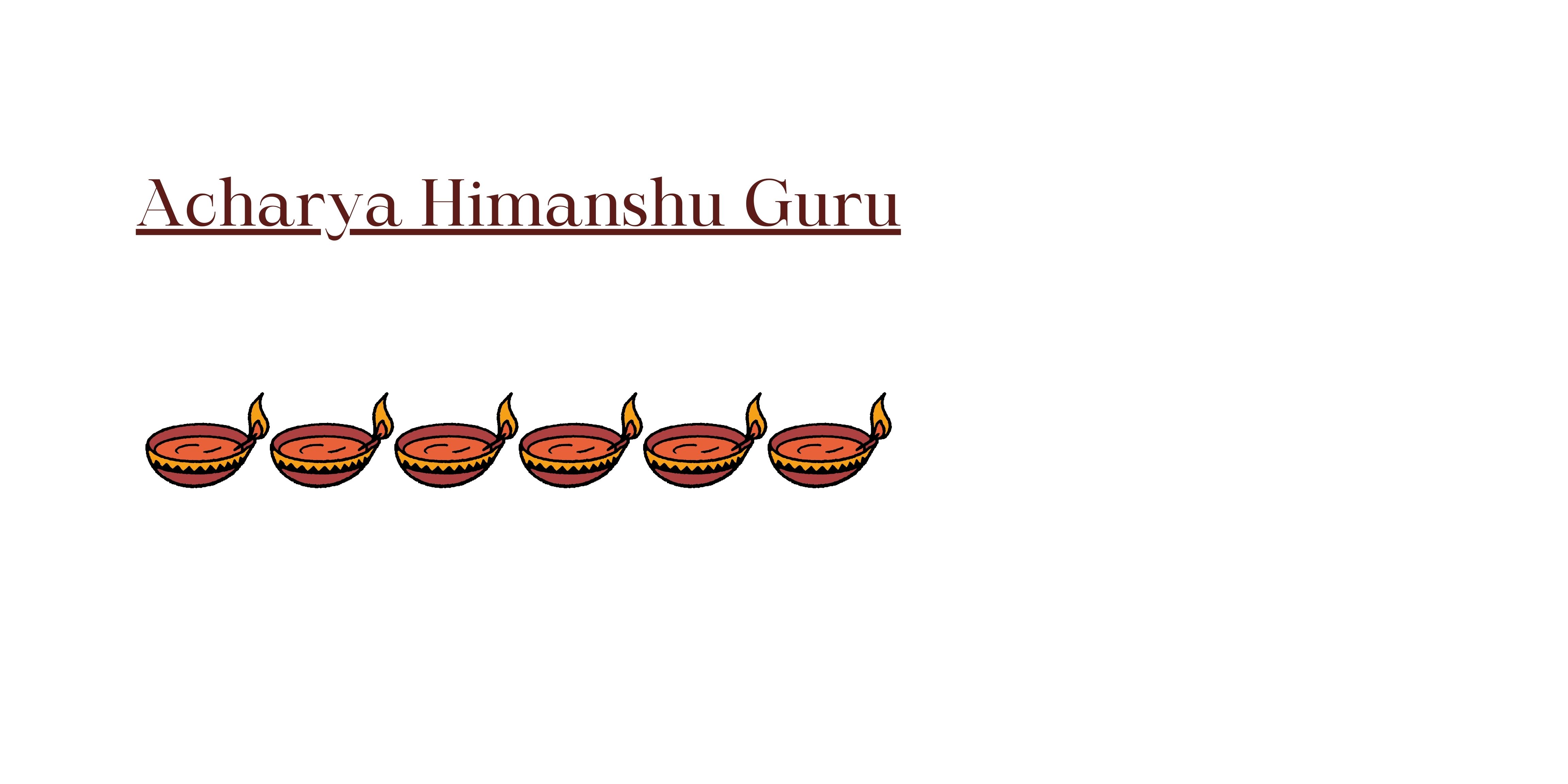 Banner Acharya Himanshu Guru