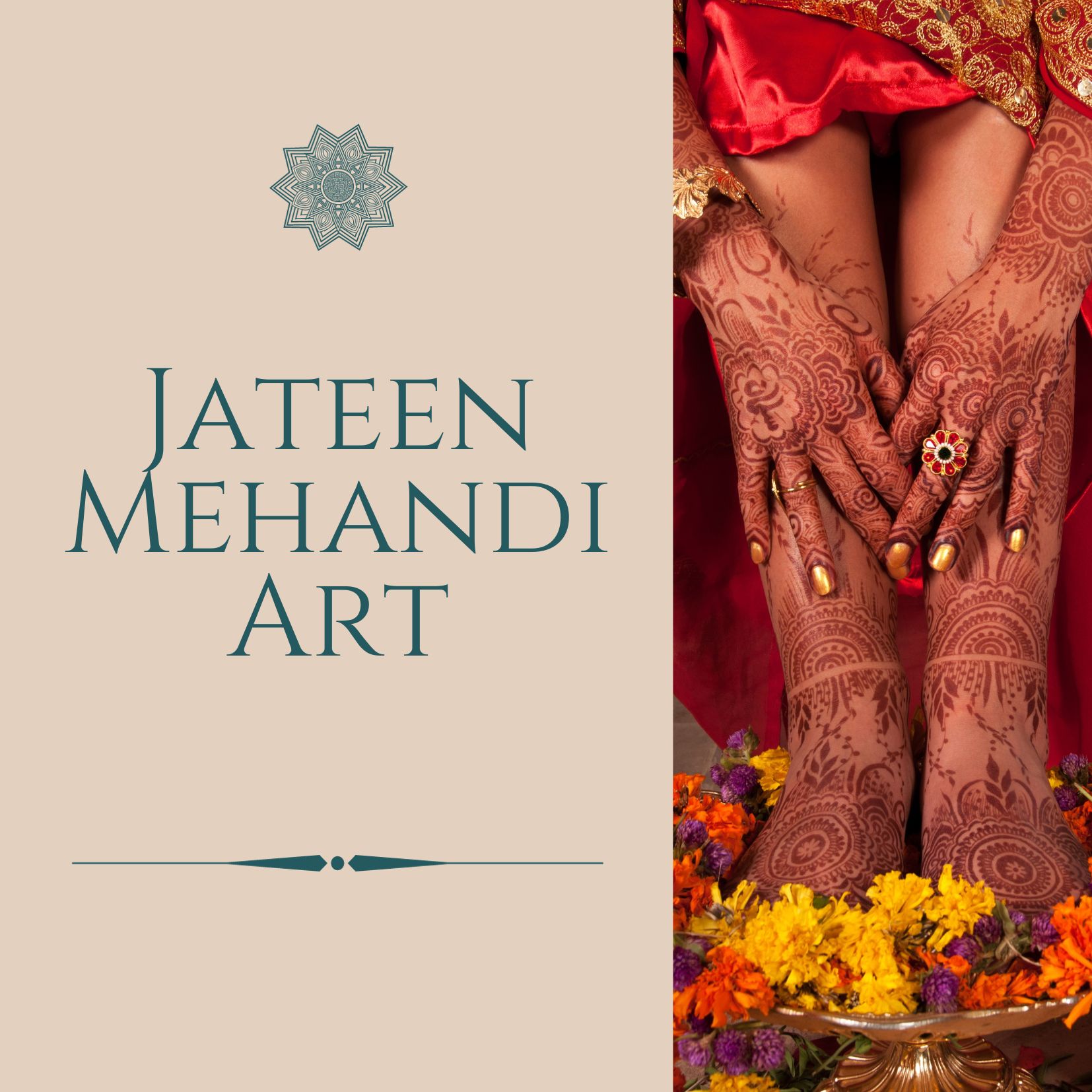 Banner Jateen Mehandi Art
