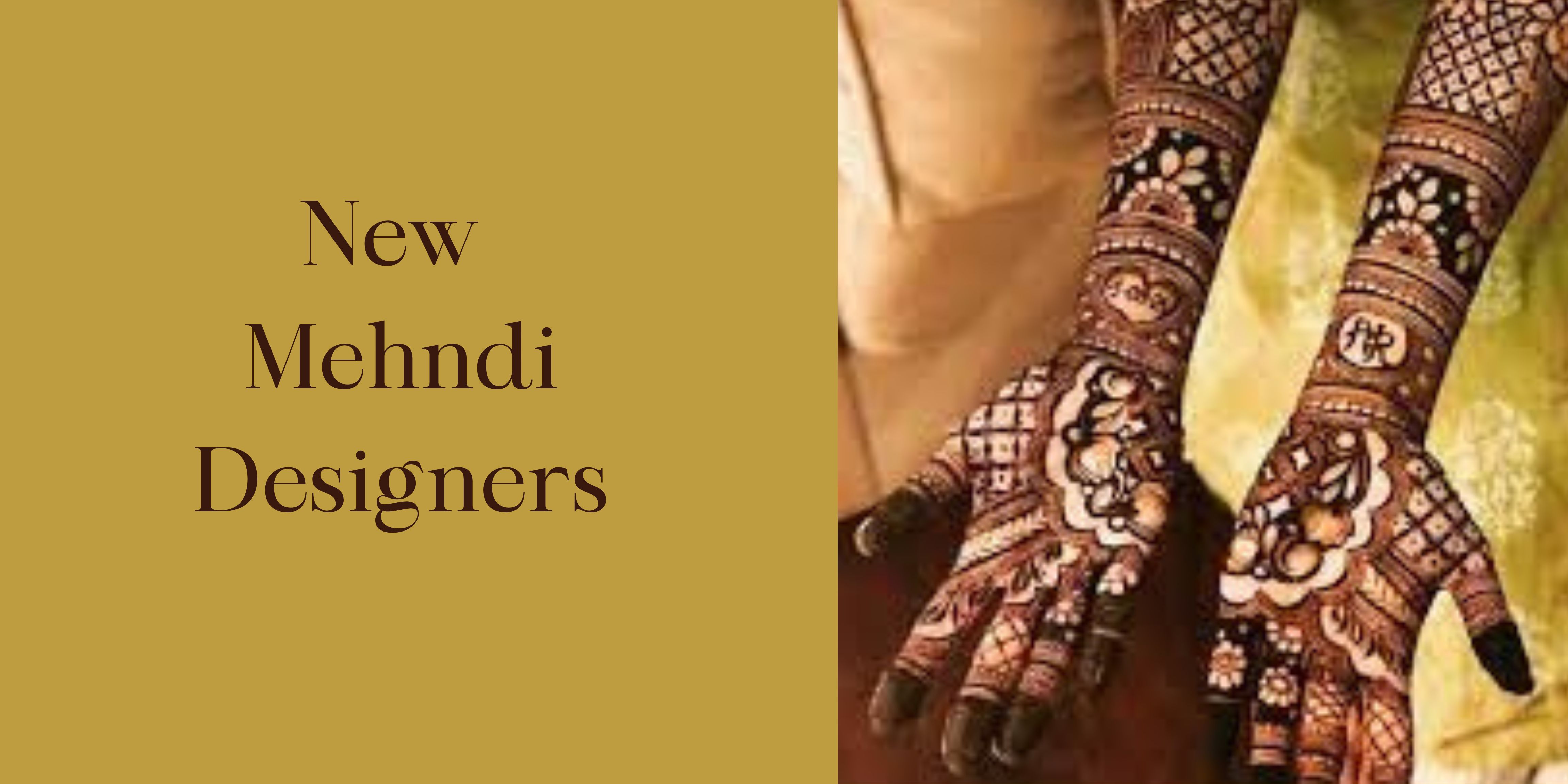 Banner New Delhi Mehndi Designers