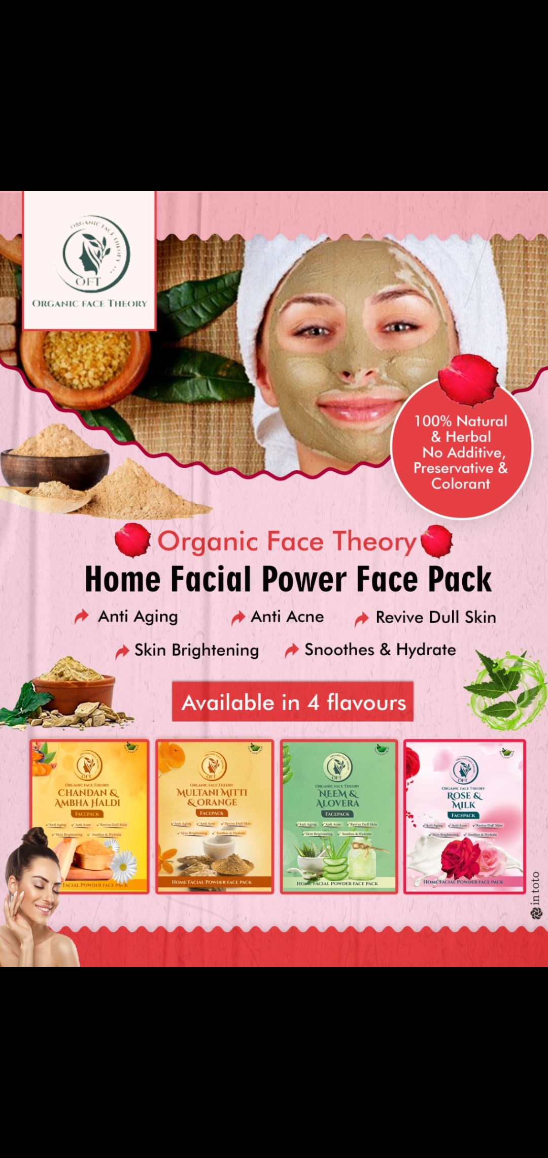 Banner Organic Face Theory