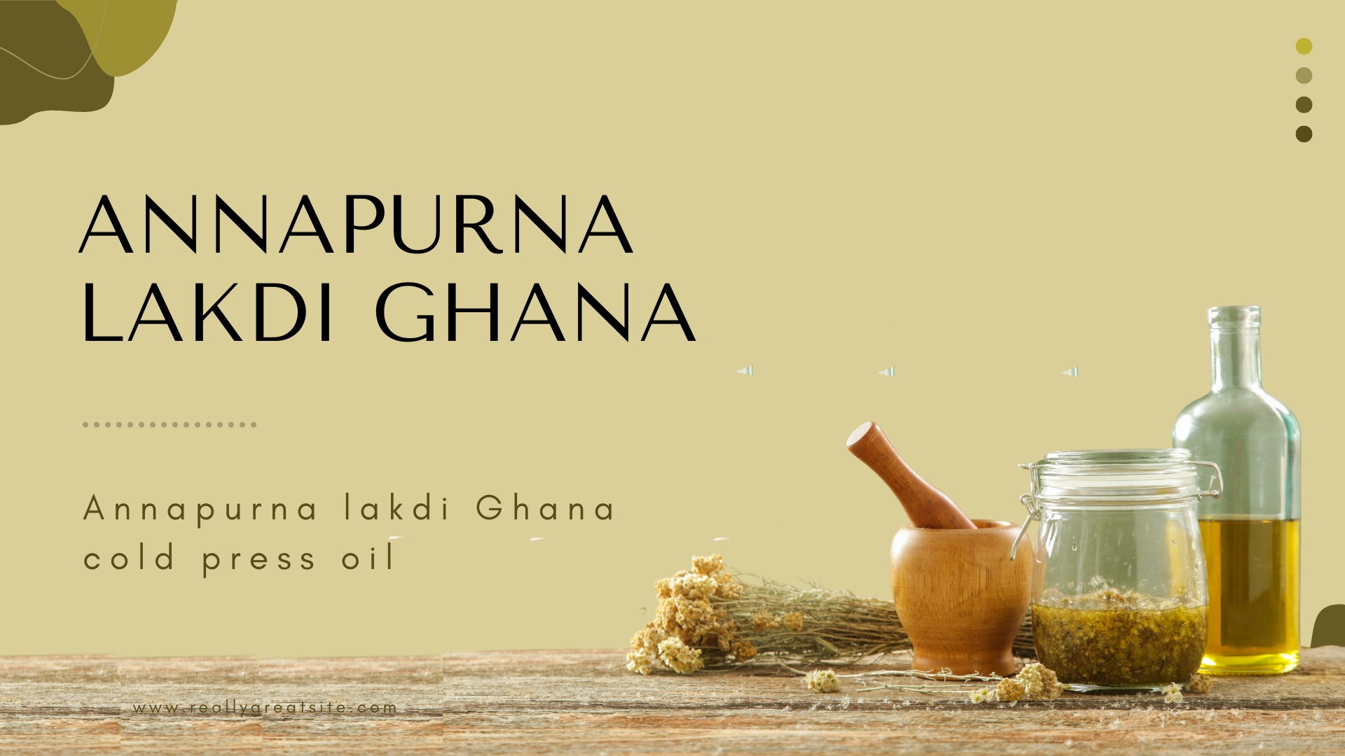 Banner Annapurna Lakdi Ghana Wakad