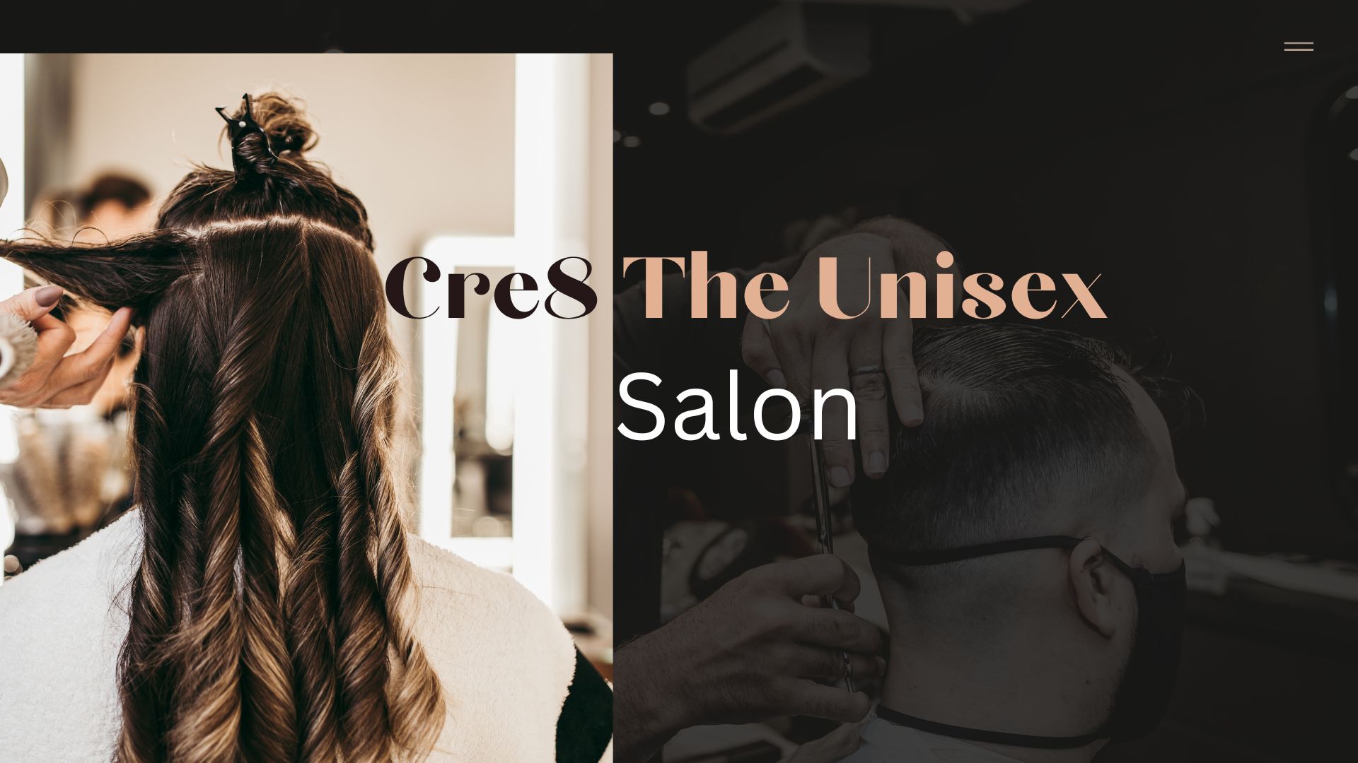 Banner Cre8 The Unisex Salon