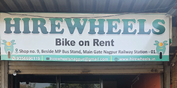 Banner Hirewheels Bike On Rent Nagpur | Bike Rental Nagpur