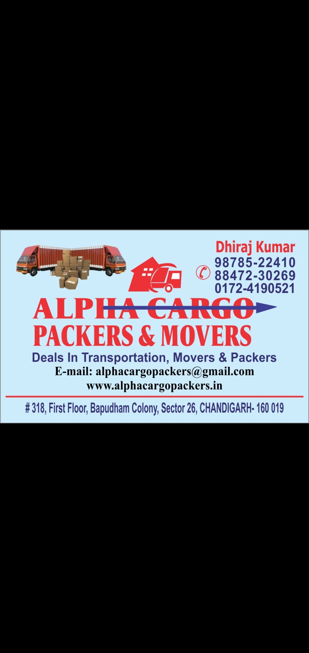 Banner Alpha Cargo Packers & Movers