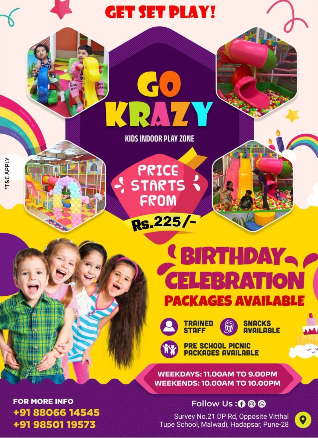 Tuesday Special | Go Krazy Kids Indoor Play zone 