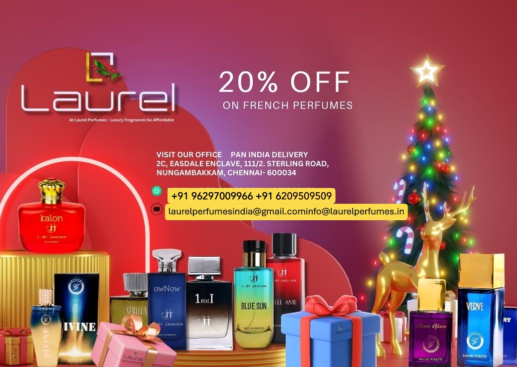  | LAUREL PERFUMES (INDIA) PRIVATE LIMITED | 2C, 2E, EASDALE ENCLAVE, 111/2 STERLING ROAD, NUNGAMBAKKAM, Chennai, Tamil Nadu, 600034