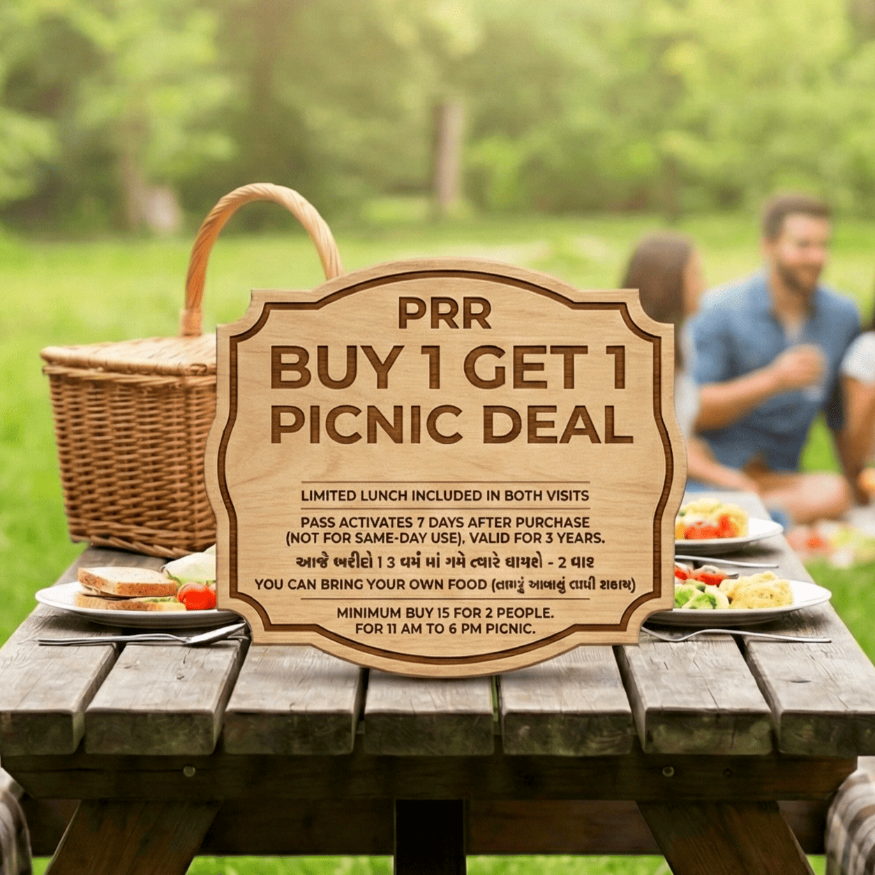 Buy 1 Get 1 FREE PICNIC PACKAGE | Purna River Retreat by Tourismo | Best one day picnic spot near surat 